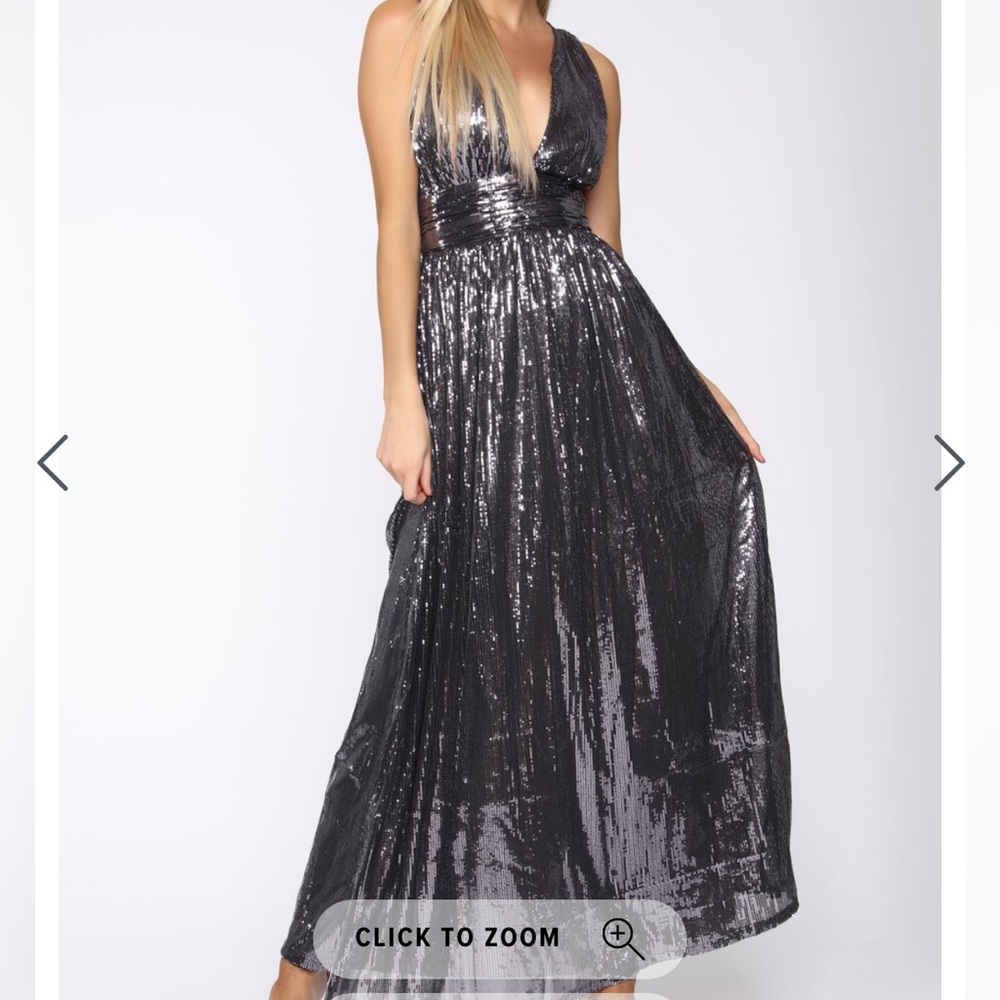 Silver Maxi Gown